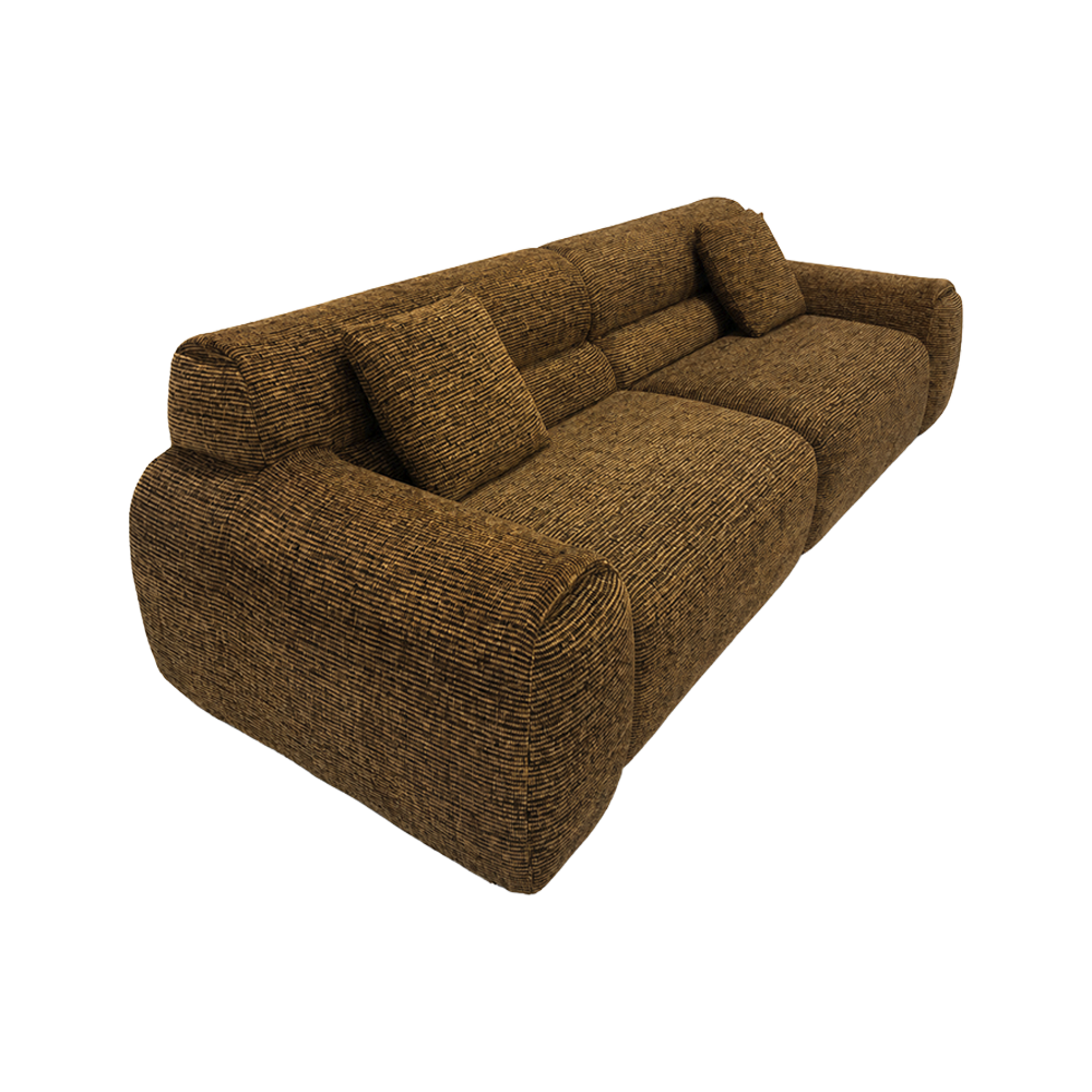 Artemis 4 Seater Sofa Cognac