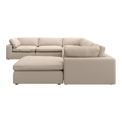 Bloom Extended Sectional Modular Sofa Beige