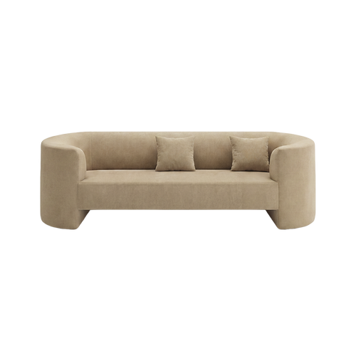Elora 3 Seater Sofa Camel Velvet