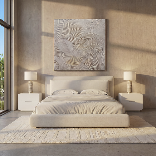 Maestro Bed Off White
