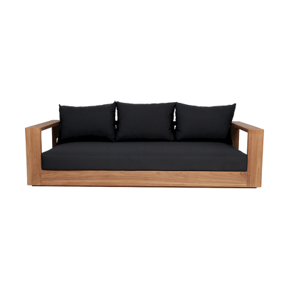 Neroli Outdoor 3 Seater Sofa Black
