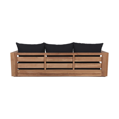 Neroli Outdoor 3 Seater Sofa Black