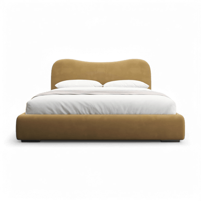 Nido Bed Camel Velvet
