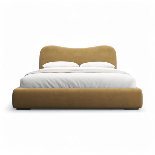Nido Bed Camel Velvet