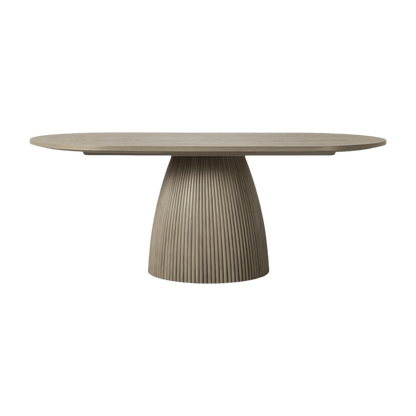 Oxford Rectangular Dining Table Greige Oak